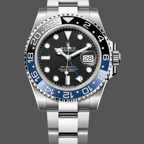 Replica Rolex GMT-Master II 126710BLNR 0003 Black Dial Stainless Steel 40MM Herren Replica Uhren