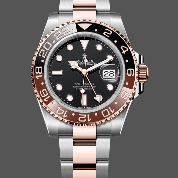 Replica Rolex GMT-Master II 126711CHNR Black Dial 40mm Herren Replica Uhren