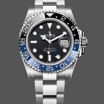 Replica Rolex GMT-Master II Batman 116710BLNR Black Dial 40mm Herren Replica Uhren