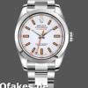 Replica Rolex Milgauss 116400 Automatik Weißes Zifferblatt 40mm Herren Replica Uhren