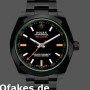 Replica Rolex Milgauss 116400GV Green Crystal Stainless Steel/PVD Black Dial 40MM Herren Replica Uhren