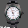 Replica Rolex Milgauss PR116610 P Edelstahl Weißes Zifferblatt 40MM Herren Replica Uhren