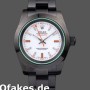 Replica Rolex Milgauss PR116610 P Edelstahl Weißes Zifferblatt 40MM Herren Replica Uhren