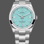 Replica Rolex 2024 Oyster Perpetual 126000 Edelstahl Baby Blue Dial Replica Uhren