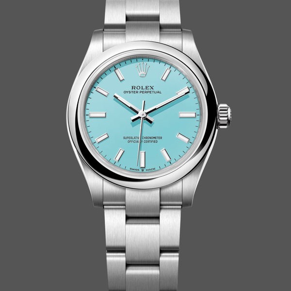 Replica Rolex Oyster Perpetual 31 Turquoise Blue Dial 277200 0007 Damenuhr