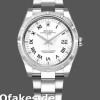 Replica Rolex Oyster Perpetual Date 115210 Weißes Zifferblatt mit römischen Ziffern Unisex Uhren Replica Uhren