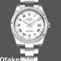 Replica Rolex Oyster Perpetual Date 115210 Weißes Zifferblatt mit römischen Ziffern Unisex Uhren Replica Uhren