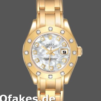 Replica Rolex Pearlmaster 80318 MOP Diamond Dial 29MM Lady Replica Uhren
