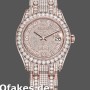 Replica Rolex Pearlmaster 86405RBR Everose Gold Paved Diamond Zifferblatt 39mm Herren Replica Uhren