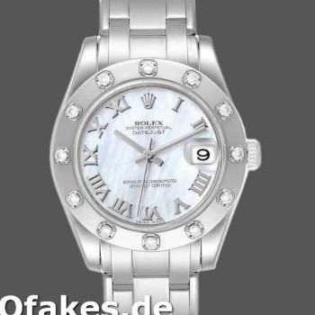 Replica Rolex Pearlmaster Midsize 81319 MOP Zifferblatt 34MM Lady Replica Uhren