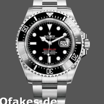 Replica Rolex Sea-Dweller 126600 Edelstahl Schwarz Zifferblatt 43MM Herren Replica Uhren