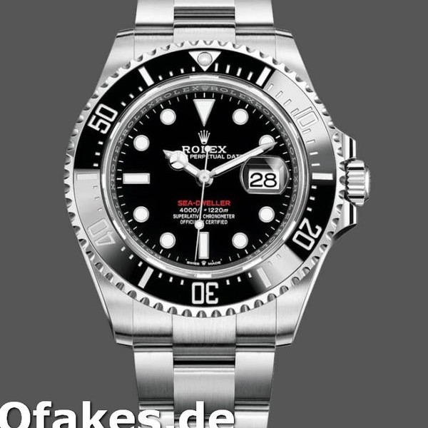 Replica Rolex Sea-Dweller 126600 Edelstahl Schwarz Zifferblatt 43MM Herren Replica Uhren