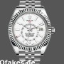 Replica Rolex Sky-Dweller 326934 Fluted Bezel White Dial 42MM Replica Uhren