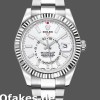 Replica Rolex Sky-Dweller 326934 Edelstahl Weißes Zifferblatt 42MM Replica Uhren