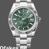 Replica Rolex Sky-Dweller 336934 Fluted Bezel Green Dial 42MM Herren Replica Uhren