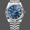 Replica Rolex Sky-Dweller 42 m336934 0006 Fluted Bezel Blue Dial Replica Uhren