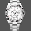 Replica Rolex Sky Dweller 42 Oystersteel White Dial m336934 0003 Herrenuhr
