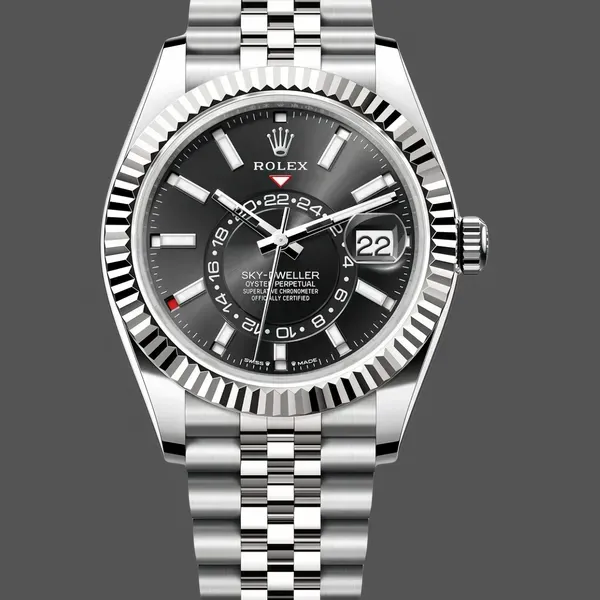Replica Rolex Sky Dweller Black Dial Jubilee m336934 0008 Automatik 42MM
