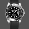 Replica Rolex Submariner 126610LN Black Rubber Strap Black Dial 41mm Herren Replica Uhren