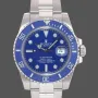 Replica Rolex Submariner 16610 Stainless Steel Blue Bezel Diamond Dial 40mm Herren Replica Uhren