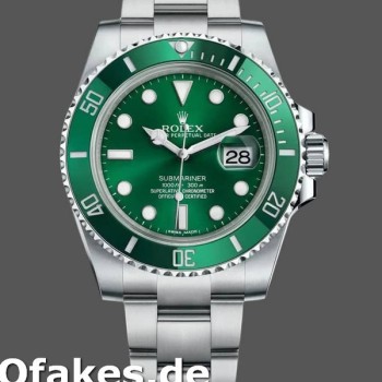 Replica Rolex Submariner Date 116610LV Edelstahl Oyster 40MM Grünes Zifferblatt Herren Replica Uhren