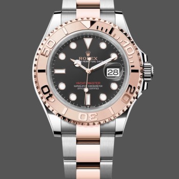 Replica Rolex Yacht-Master 126621 EverRose Gold Black Dial 40MM Herren Replica Uhren