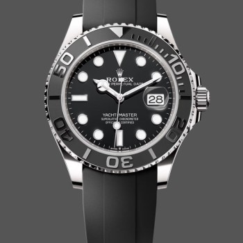 Replica Rolex Yacht-Master 226659 White Gold Black Dial 42mm Herren Replica Uhren