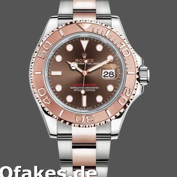 Replica Rolex Yacht-Master II 116621 Chocolate Dial Rose Gold 40mm Herren Replica Uhren