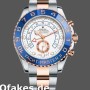 Replica Rolex Yacht-Master II 116681 Weißes Zifferblatt 44mm Herren Replica Uhren