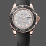 Replica Rolex Yacht-Master II 126655 Diamond Pave Dial Rose Gold 40mm Herren Replica Uhren